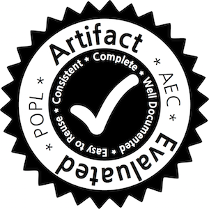 Artifact Evaluation Badge